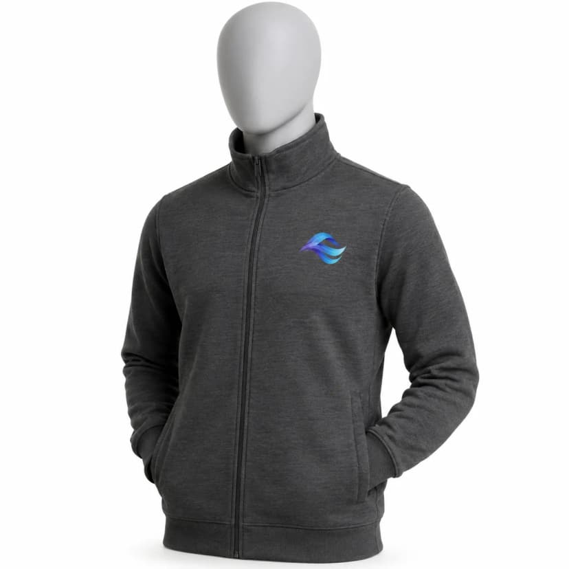 Mikina na zip JHK Full Zip s potiskem