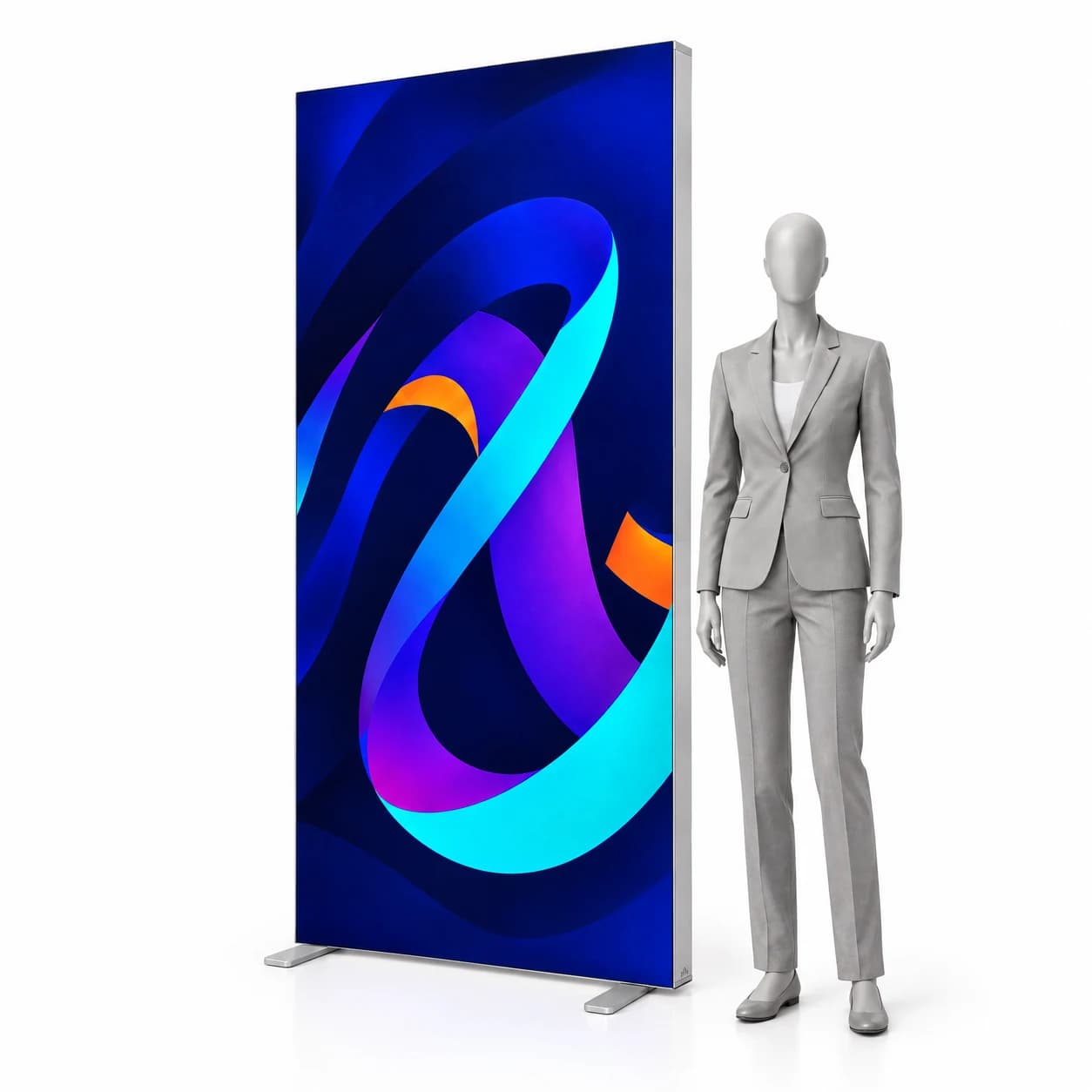 Prosvětlená stěna LED BOX Compact 85x200 s tiskem
