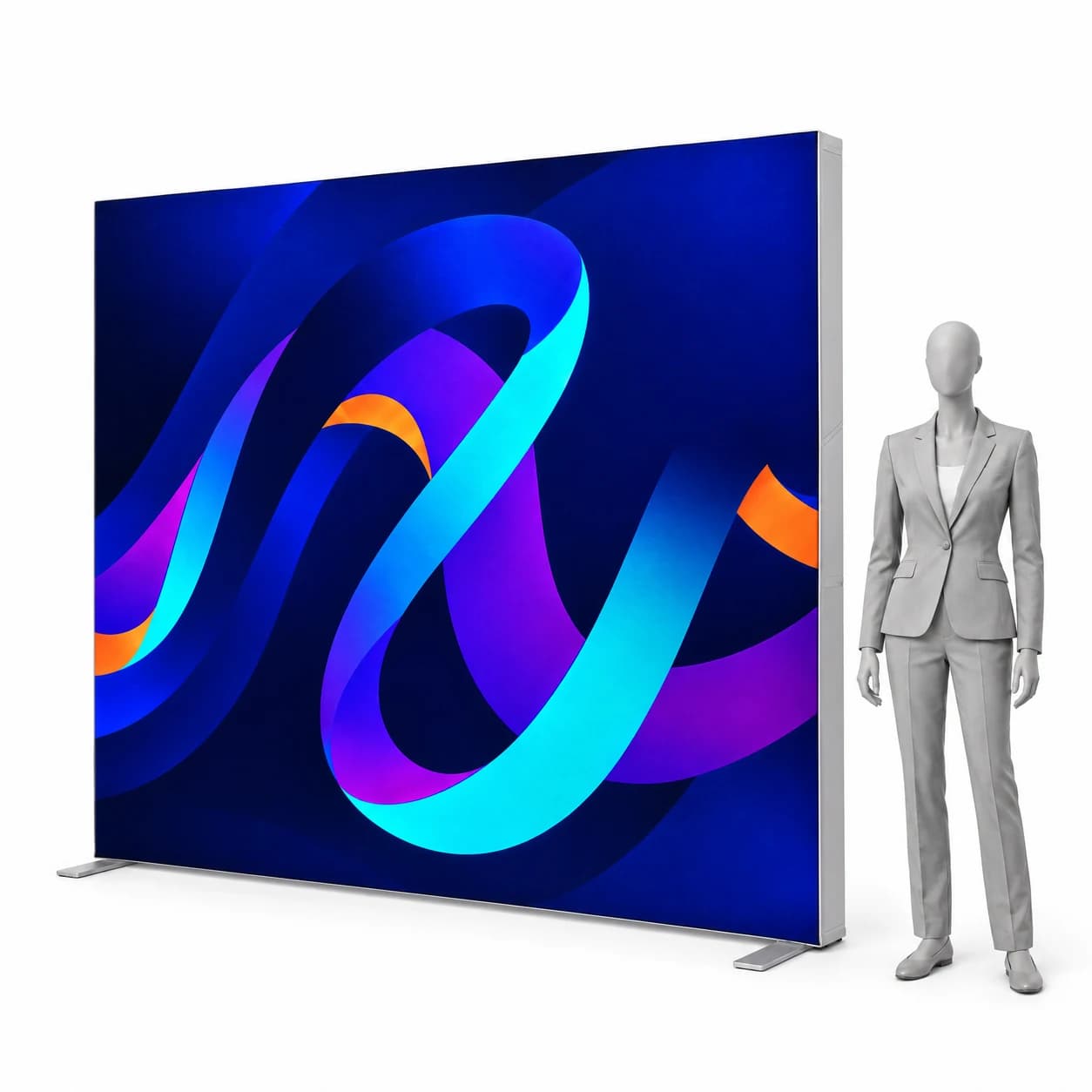 Prosvětlená stěna LED BOX PLUS 300x240 s tiskem