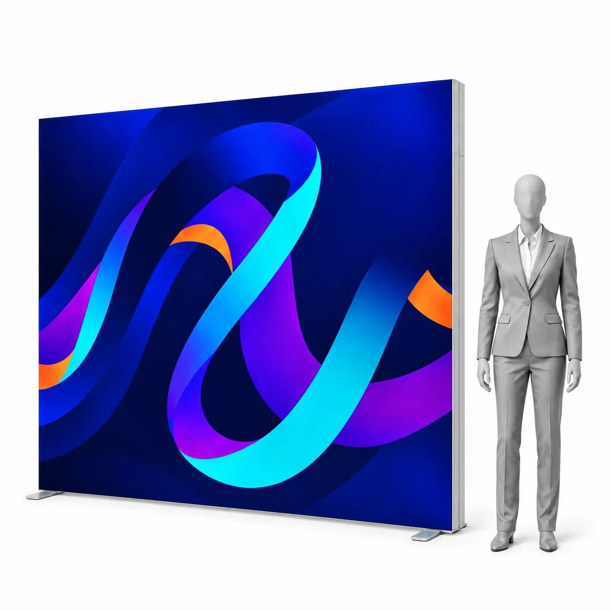 Prosvětlená stěna LED BOX PRO 300x250 s tiskem