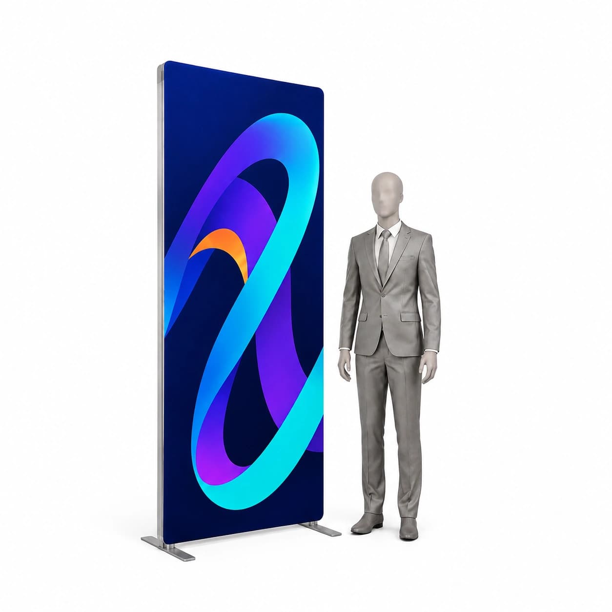 Reklamní stěna MEGA SEG 100x200 s grafikou SEG