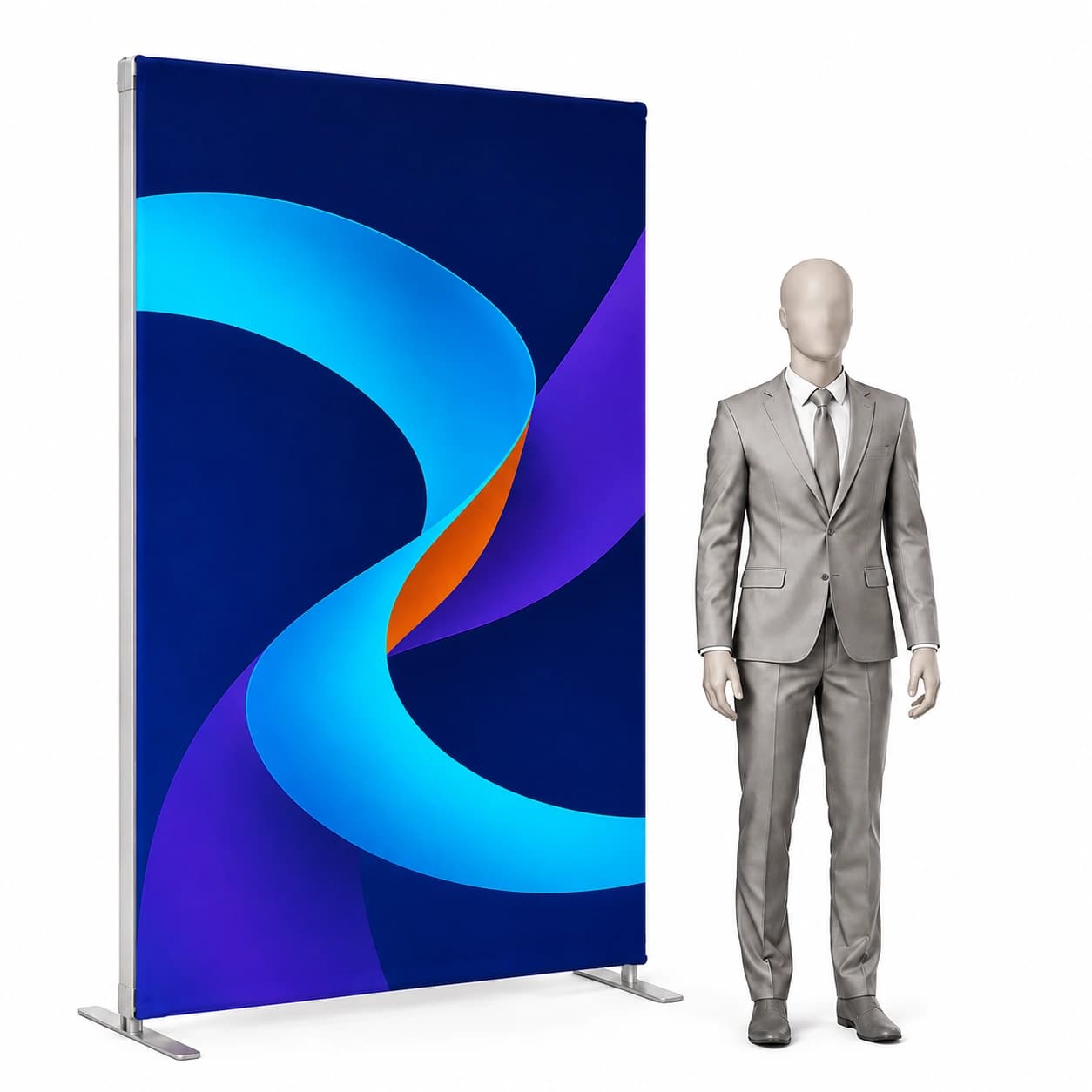 Reklamní stěna MEGA SEG 120x200 s grafikou SEG