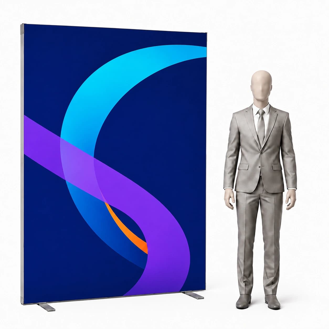 Reklamní stěna MEGA SEG 150x200 s grafikou SEG
