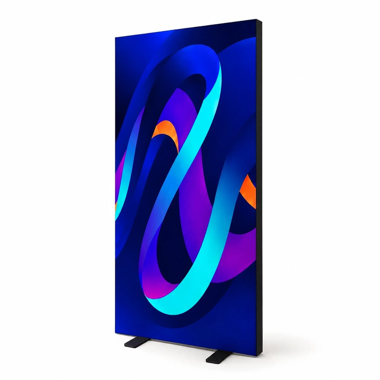 STAND LED BOX - ČERNÝ
