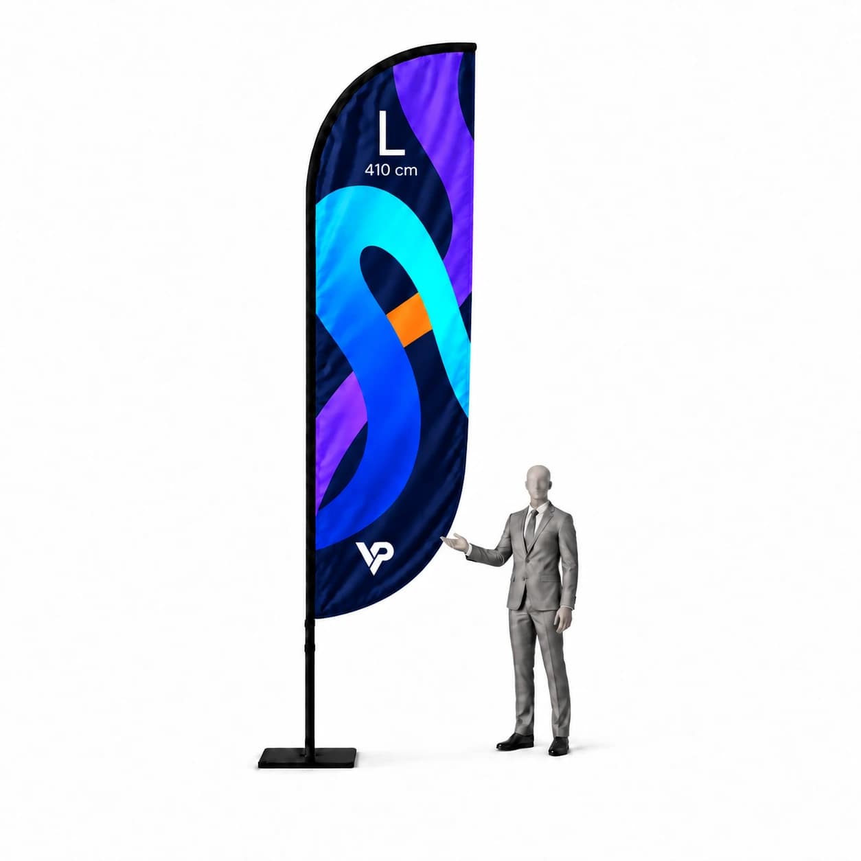 Beachflag reklamní vlajka Winder L - 410cm