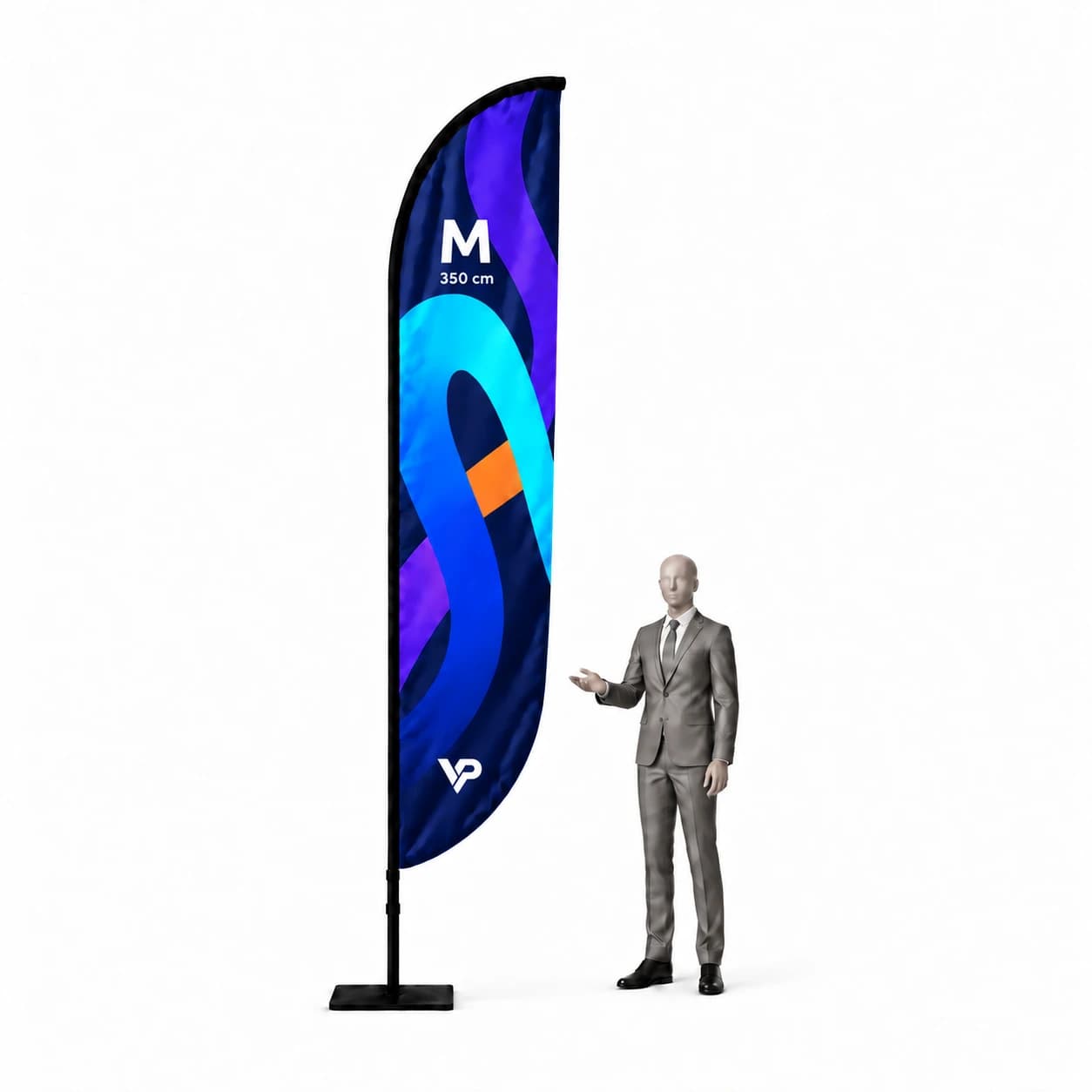Beachflag reklamní vlajka Winder M - 350cm