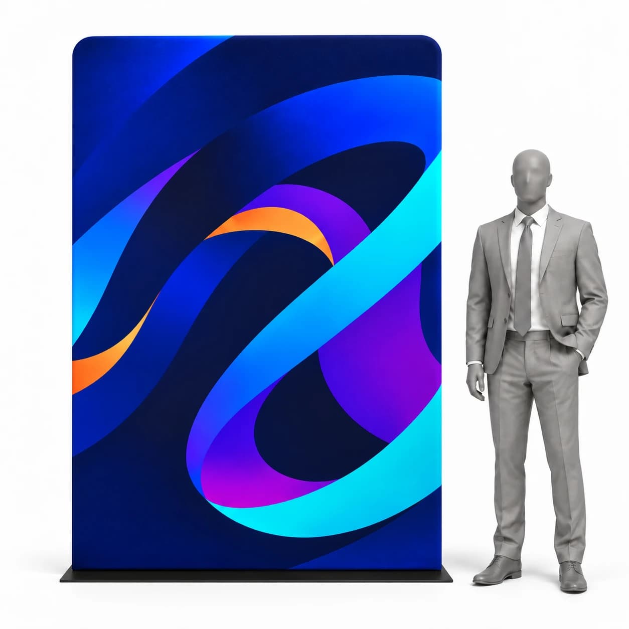 Textilní stand 150 × 230 cm s tiskem