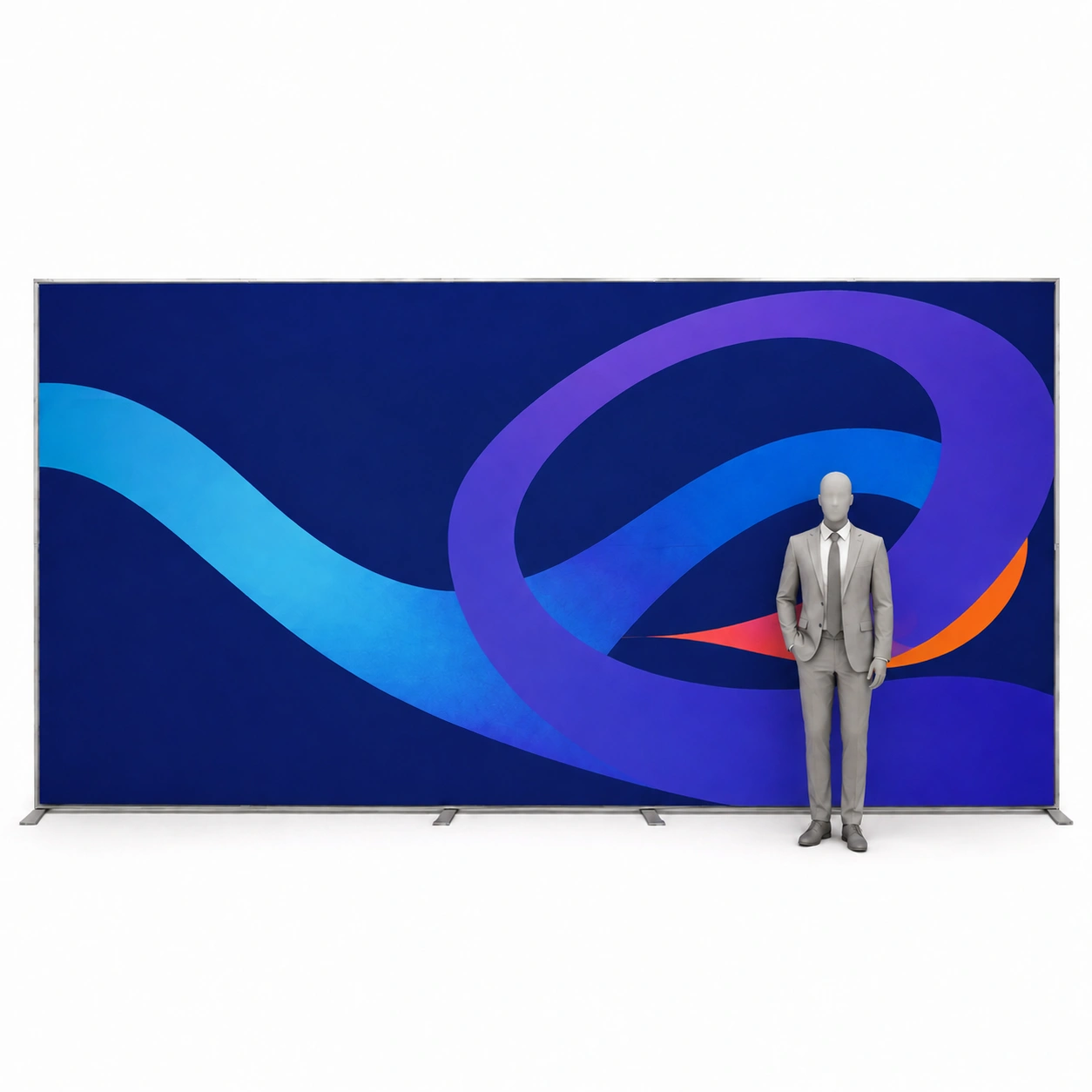Podsvícená stěna LED Backlight 500 × 250 cm s grafikou