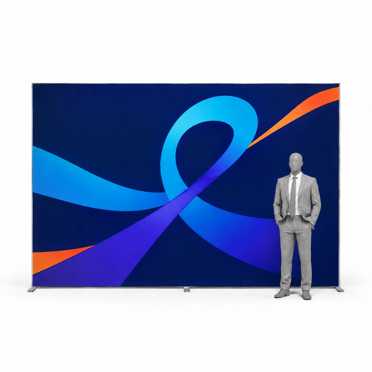 Podsvícená stěna LED Backlight 400 × 250 cm s grafikou